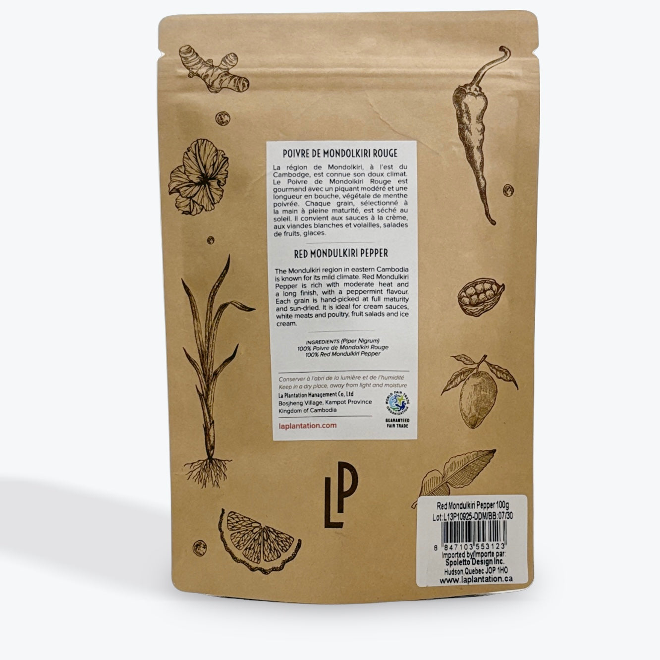 Mondulkiri Pepper Trio 100g