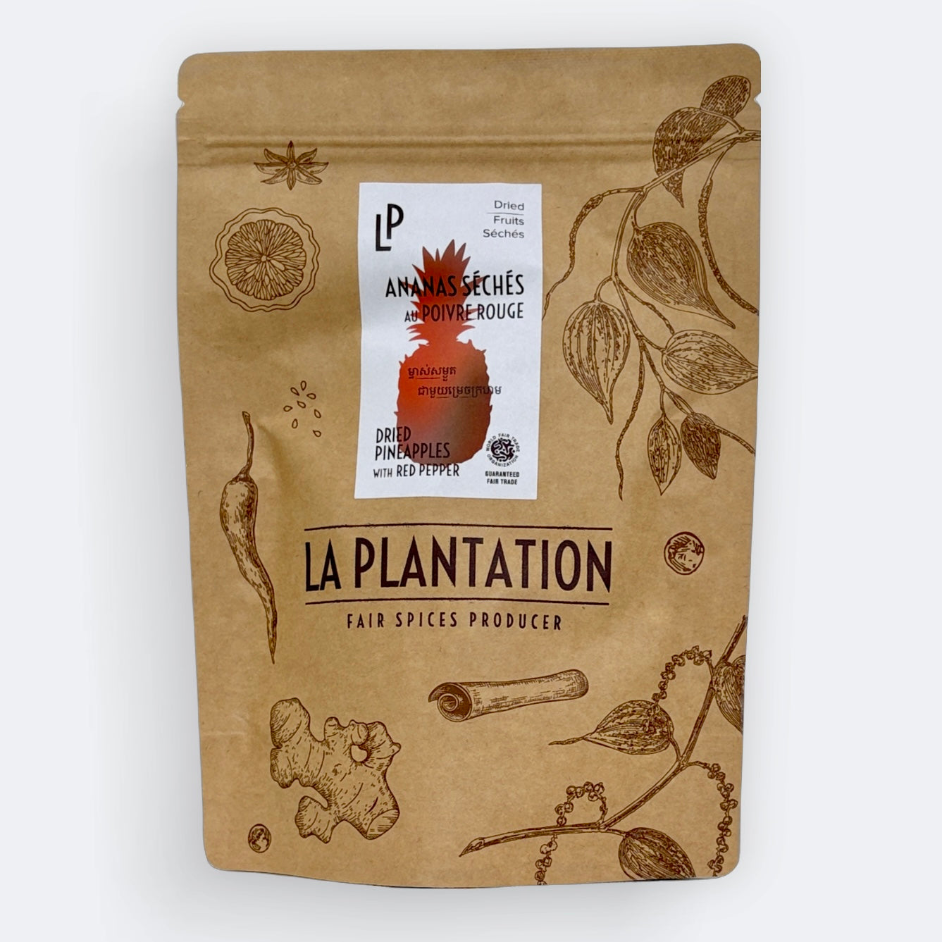 Pineapple seasoned with Red Kampot pepper 150g