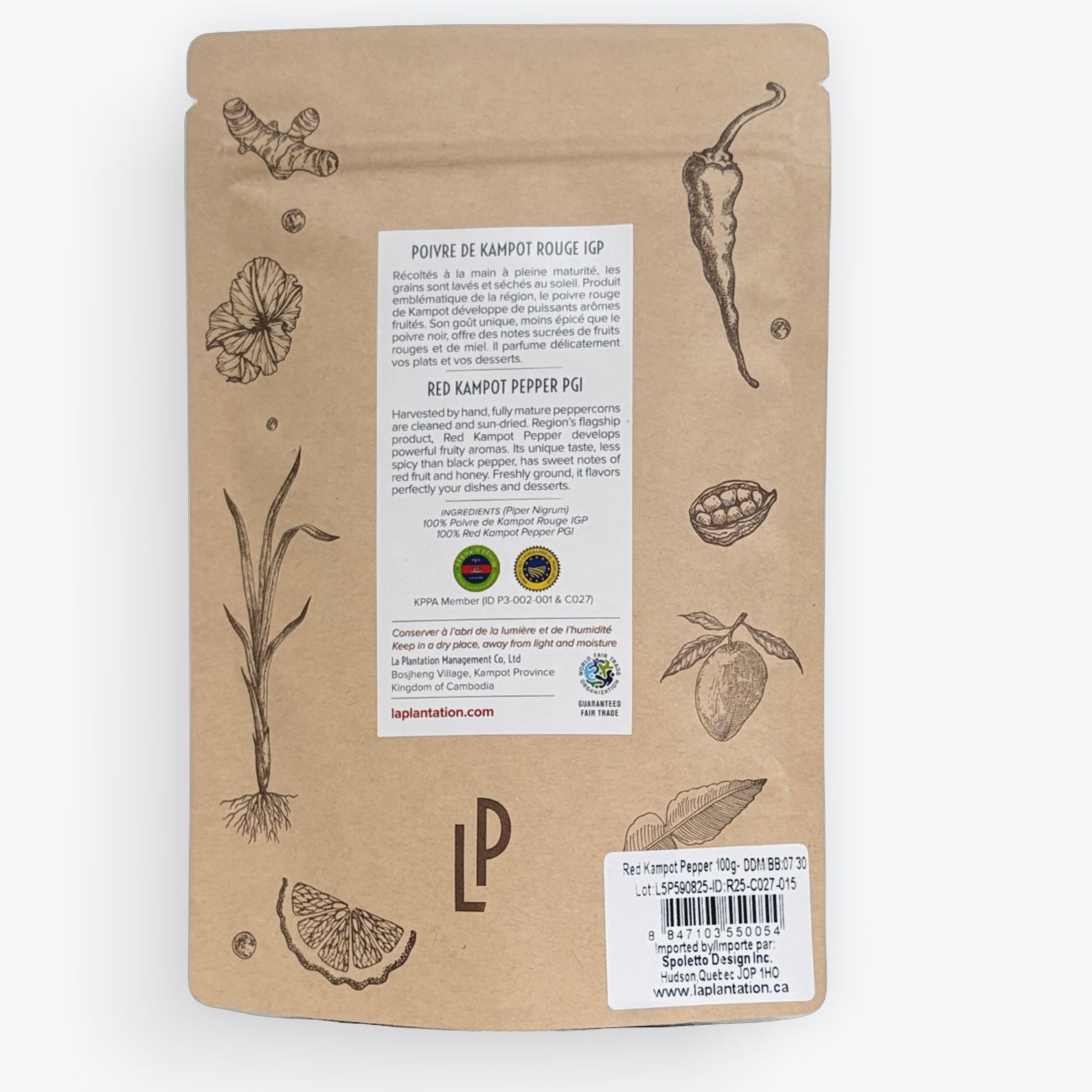 Poivre Rouge Kampot 100g