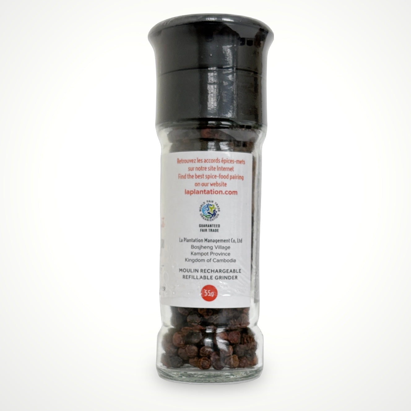 Red Mondulkiri Pepper Grinder