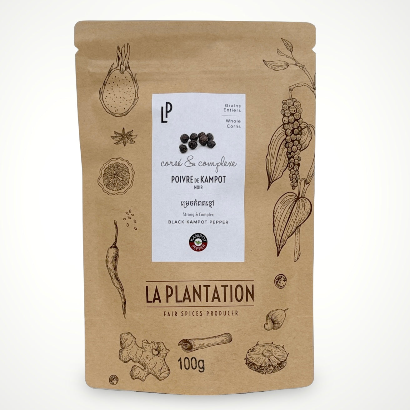 Pimienta negra de Kampot 100 g