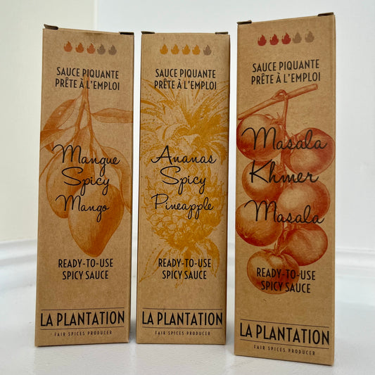 Trío de salsas picantes