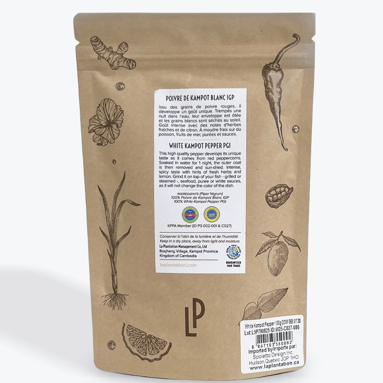 poivre blanc Kampot